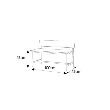 Banquette Table Écolier Biplace Sotufab – TE12 Tunisie