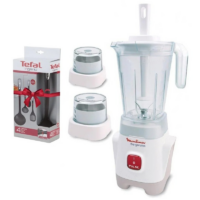 Blender + 2 Moulins Moulinex 400 W LM2421EG Blanc + Set Spatule Tefal Gratuit Tunisie