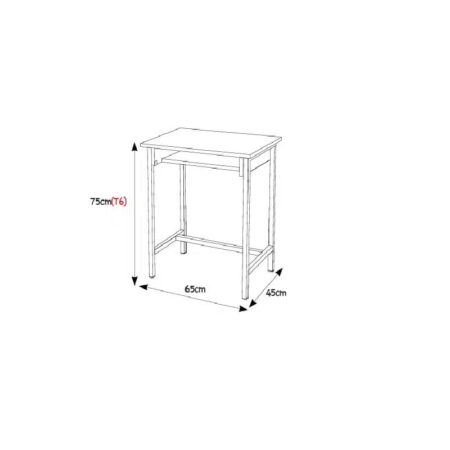 Table Écolier Monoplace Étagère En Bois Sotufab – TE10 Tunisie