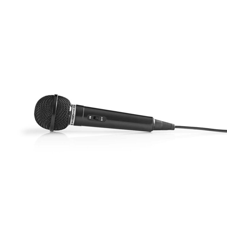 Microphone Nedis filaire Cardioïde – MPWD01BK Tunisie