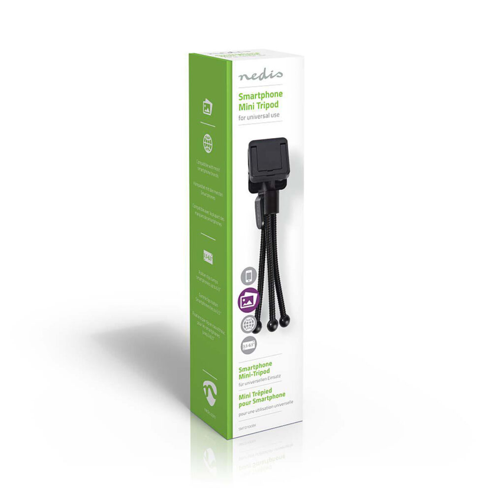 Mini Trépied Nedis Pour Smartphone – SMTD100BK Tunisie
