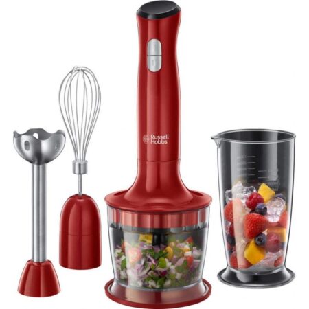 Mixeur Plongeant 3 en 1 Desire Russell Hobbs 500 W 24700-56 Rouge Tunisie