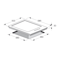 Plaque de Cuisson Focus F.806X 4 Feux 60 cm Inox Tunisie