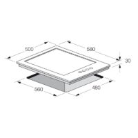 Plaque de Cuisson Focus F.814X 4 Feux 60 cm Inox Tunisie