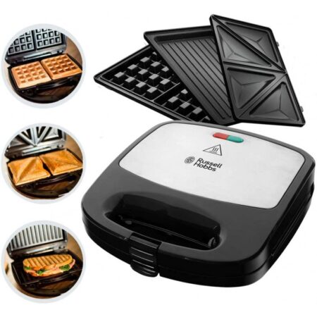 Appareil à Croque Sandwich Maker 3en1 Russell Hobbs 24540-56 Noir Tunisie