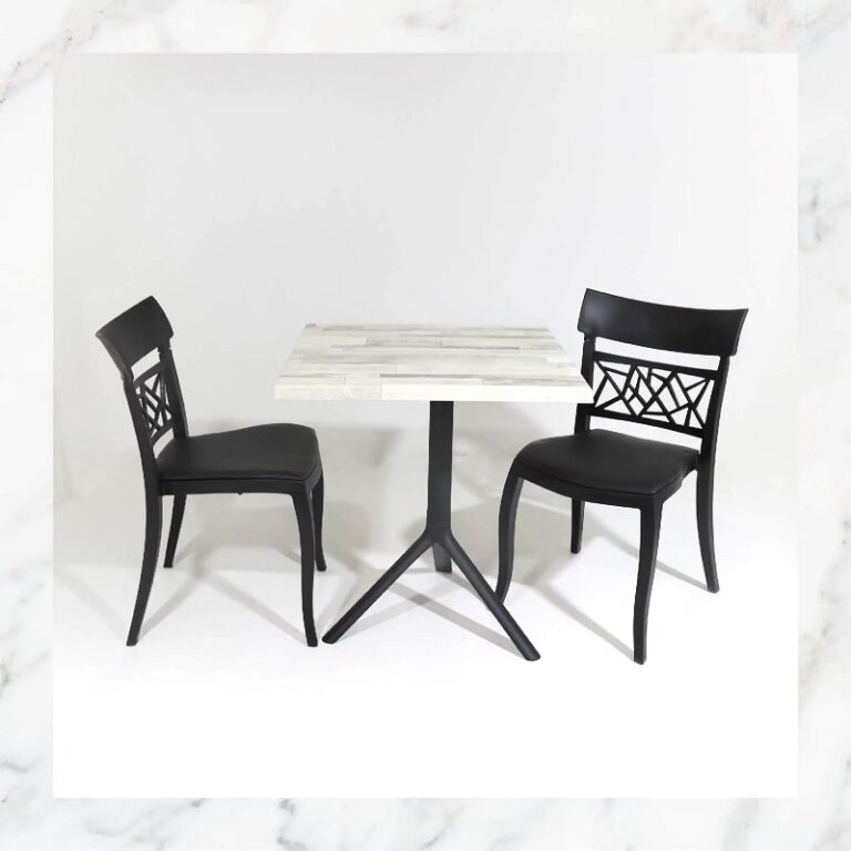 Table Bistrot Noa 3 Pieds 60×60 Cm Werzalit Socle Peinture Noir Sotufab – Noir – TBIS145NR Tunisie