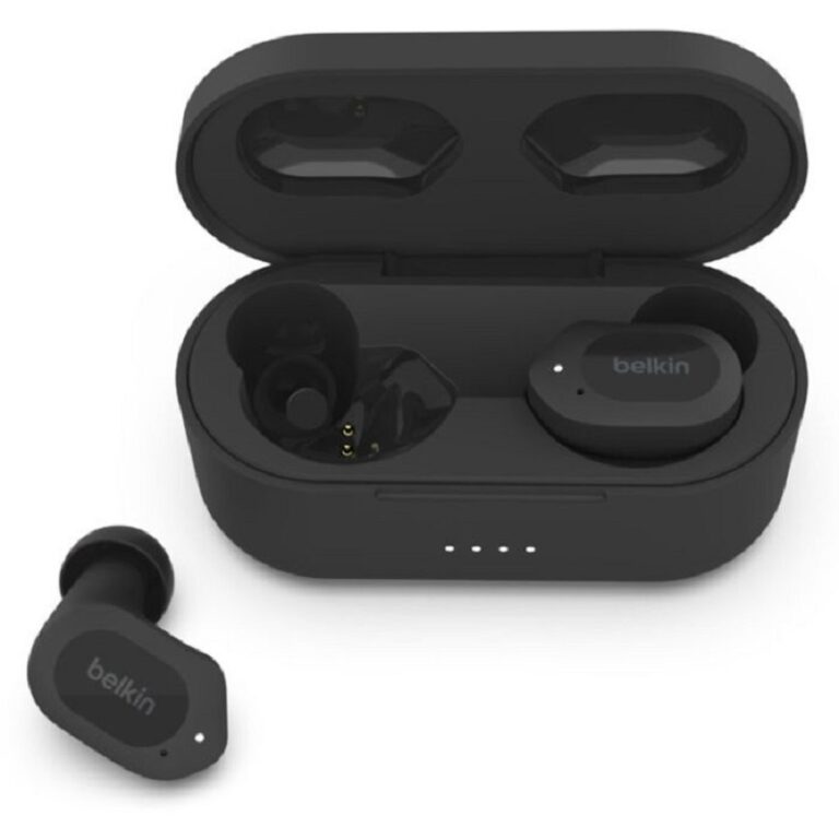 Écouteurs Sans Fil Belkin Soundform Play True Bluetooth – Noir – AUC005BTBK Tunisie