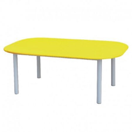 Table Maternelle Ovale Sotufab – Jaune – MA01 Tunisie