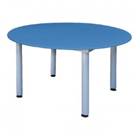 Table Maternelle Ronde Pvc D120 Sotufab – Bleu – MA06 Tunisie