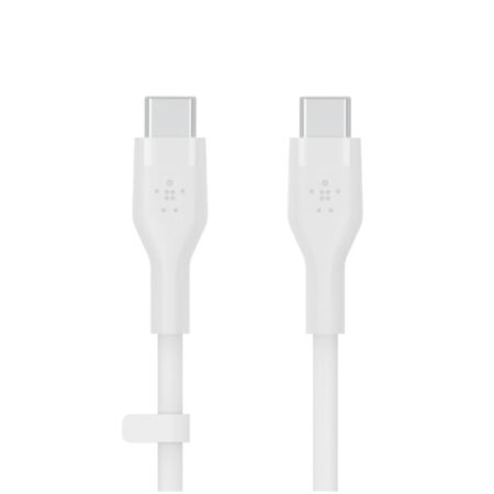 Câble De Charge Belkin Boost Charge Flex Usb-c Vers Usb-c 60w 1m – Blanc – CAB009BT1MWH Tunisie