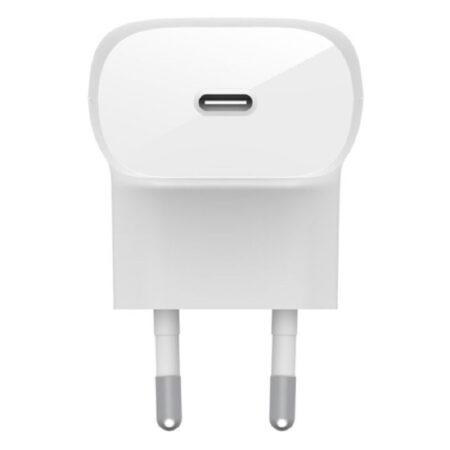 Chargeur Belkin Boost Charge 30W PD Avec Cable PPS USB-C Vers Lightning – Blanc – WCA005VF1MWH-B5 Tunisie