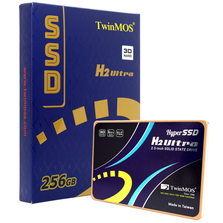 Disque Dur Interne Twinmos H2 SSD 256Go 2.5″ SATA III -TM256GH2UGL Tunisie
