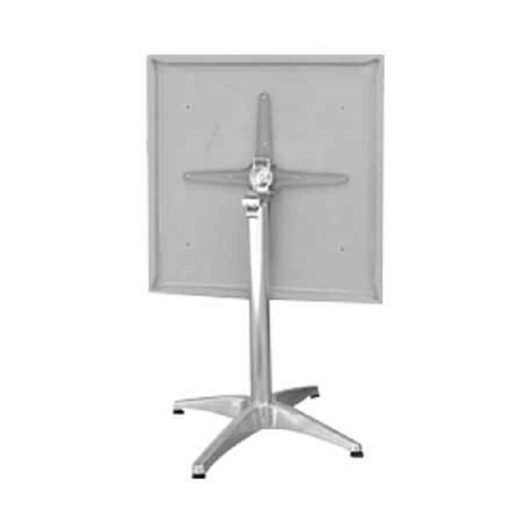 Table Bistrot Pliante Top 60×60 Cm Werzalit Socle Aluminium – TBIS058 Tunisie