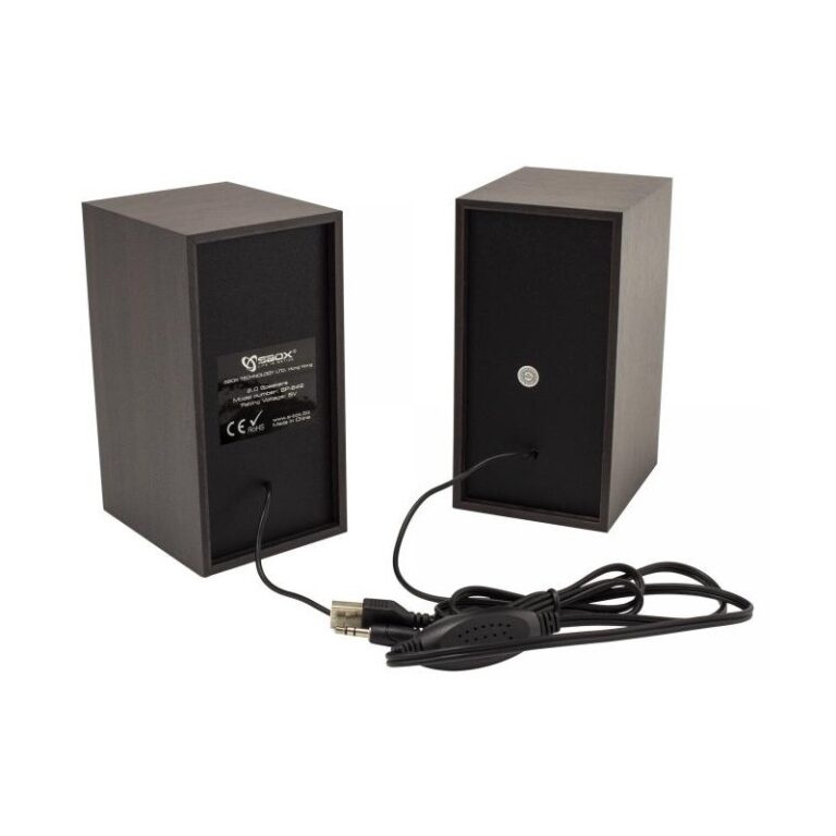 Haut-Parleur 2.0 En Bois Sbox SP-649 Tunisie