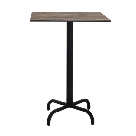 Table Haute 70×70 Cm Compact Socle Métallique Sotufab – Maracaibo – TPIZ049 Tunisie