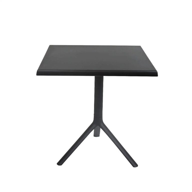Table Bistrot Noa 3 Pieds 60×60 Cm Werzalit Socle Peinture Noir Sotufab – Noir – TBIS145NR Tunisie