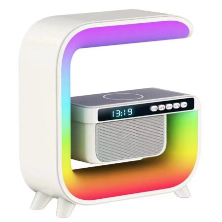 Led Wireless Charging Speaker G3 – Blanc – XM-G3 Tunisie