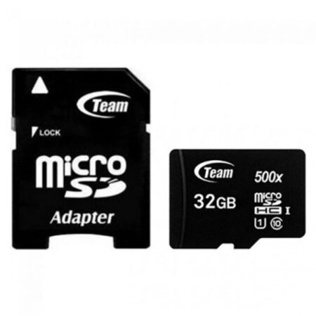 Carte Mémoire Team Group 32 Go Micro SDHC Class 10 avec Adaptateur – TUSDH32GCL10U03 Tunisie