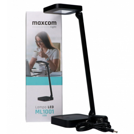 Lampe de bureau MAXCOM ML1001 – Noir – ML1001 Tunisie