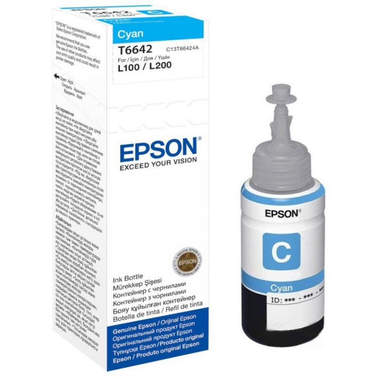 Bouteille D’encre Original Epson T6642 – Cyan -C13T66424A Tunisie