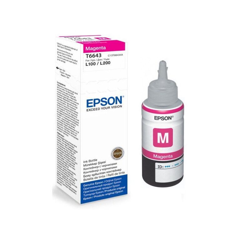 Bouteille D’encre Original Epson T6643 – Magenta -C13T66434A Tunisie