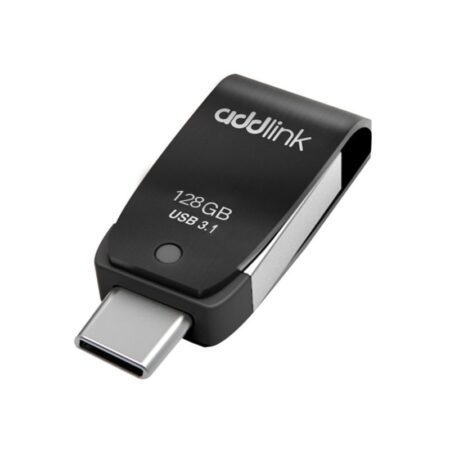 Clé USB 2en1 ADDLINK T65 OTG 128Go USB 3.1 + USB TYPE C Noir – AD128GBT65G3 Tunisie