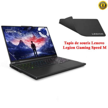 Pc Portable Gamer Lenovo Légion Pro 7 16IRX9H i9 14è Gén 32Go 1 To RTX 4090 16Go -Noir – 83DE005UFG Tunisie