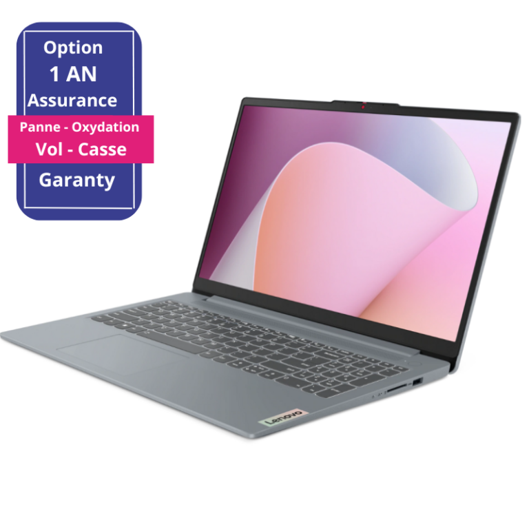 Pc Portable Lenovo Ideapad Slim 3 AMD RYZEN 5 8Go 512Go SSD Gris – 82XQ00HDFG Tunisie