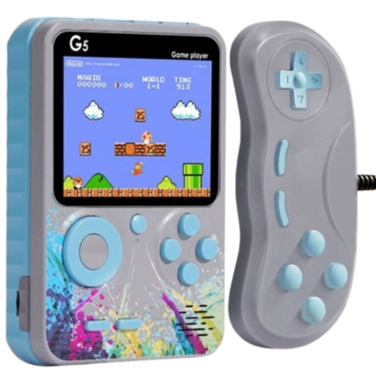 Game Boy G5 + Manette – Gray & Blue – 90311079 Tunisie