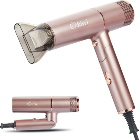 Sèche Cheveux Pliable Kiwi KHD-2152 1200W Rose Gold Tunisie