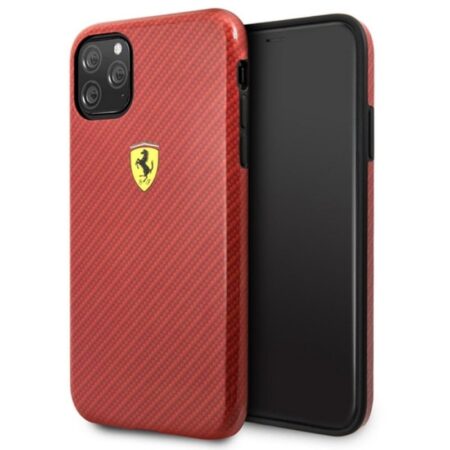 Coque Ferrari pour Iphone 11 Pro Max – Rouge Bordeau -46771F Tunisie