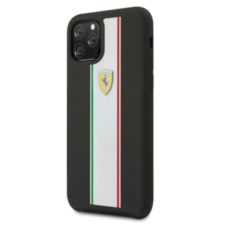 Coque Ferrari en sillicone pour Iphone 11 Pro Max – Noir -46623 Tunisie