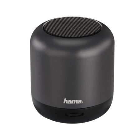 Haut parleur Hama bluetooth Steel Drum AUX-IN -Noir – 173123 Tunisie