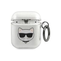 Étui Karl Lagerfeld et Choupette pour Airpods Pro- Silver -00911 Tunisie