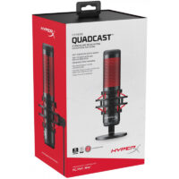 Microphone HyperX QuadCast HX-MICQC-BK – 4P5P6AA Tunisie