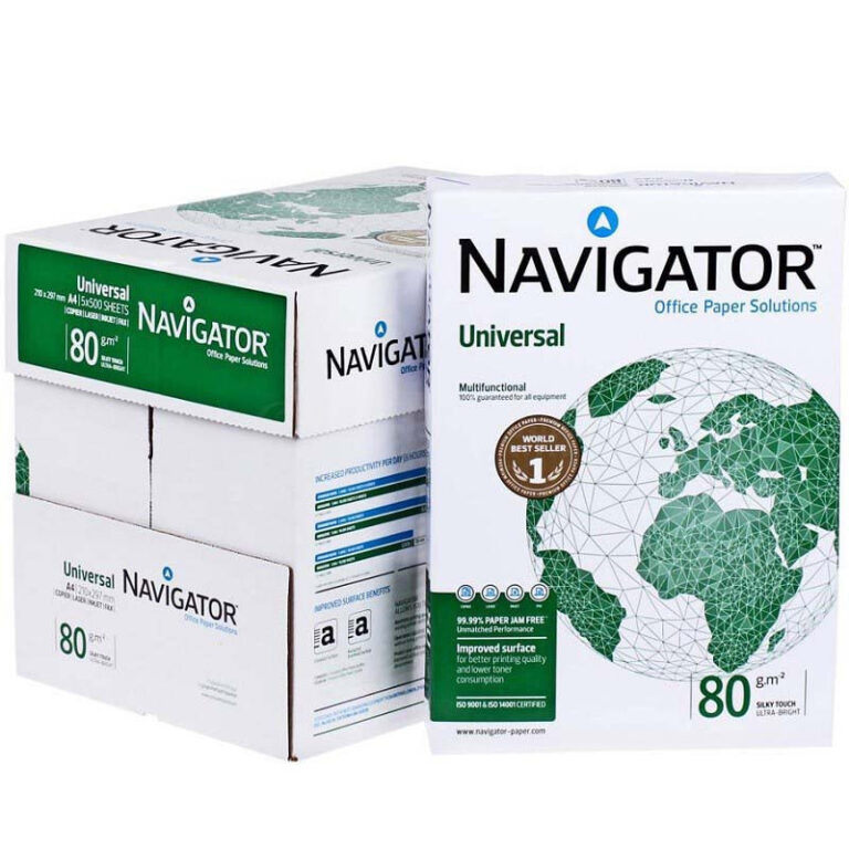Rame Papier A4 Navigator 80g/m² 500 Feuilles – Blanc – RPN80 Tunisie