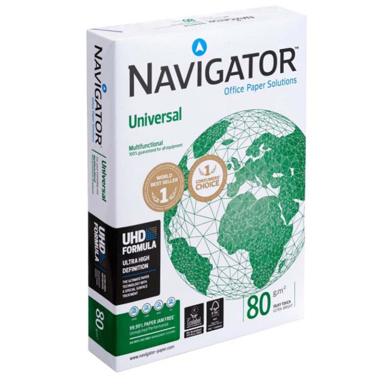 Rame Papier A4 Navigator 80g/m² 500 Feuilles – Blanc – RPN80 Tunisie
