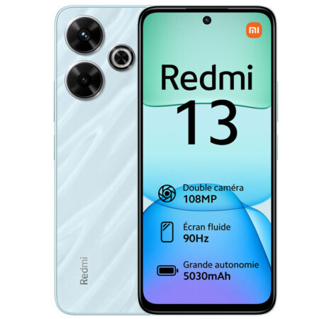 Smartphone Xiaomi Redmi 13 8Go – 128Go -Bleu Tunisie