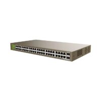 Switch Ports RJ45 Tenda TEG1050F 48-10/100/1000M -Marron – TEG1050F Tunisie