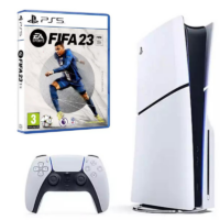 Pack Console Sony Ps5 Standards Chassis D 78749000009 + Jeu Fifa 23 Ps5 82240020983 – Blanc Tunisie