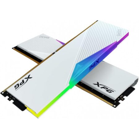 Kit Mémoire XPG LANCER 64 GB ( 2 X 32 GB ) 5600 DDR5 RGB – Blanc -AX5U5600C3632G-DCLARWH Tunisie