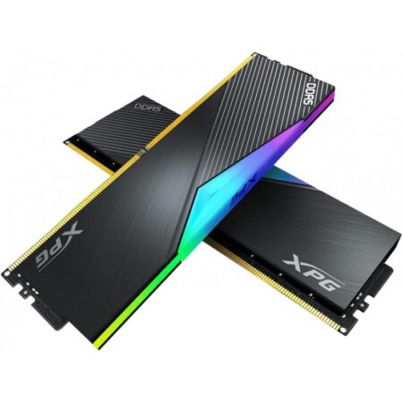 Kit Mémoire XPG LANCER 64 GB ( 2 X 32 GB ) 5600 DDR5 RGB – Noir -AX5U5600C3632G-DCLARBK Tunisie