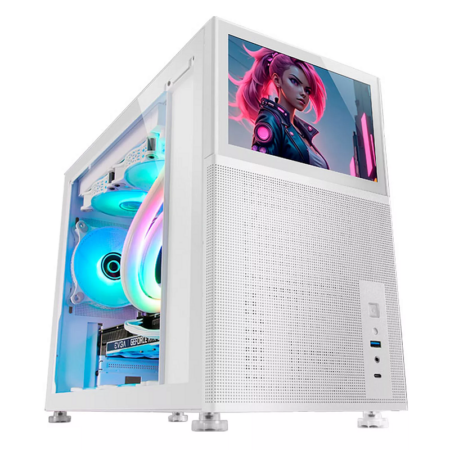 Boitier Mars Gaming MC-LCD Premium Blanc Tunisie