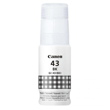 Bouteille D’encre Original CANON GI 43 BK – Noir (GI-43N) Tunisie