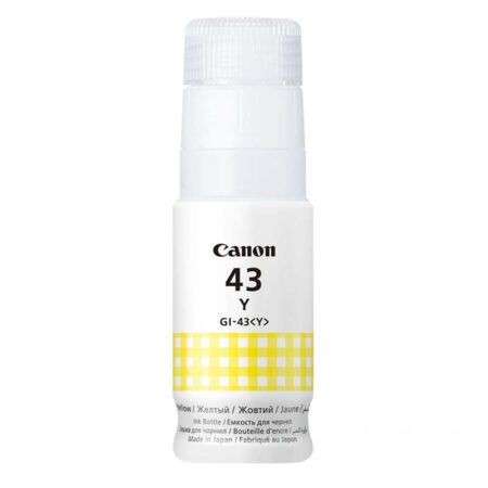 Bouteille D’encre Original CANON GI 43 Y – Jaune (GI-43Y) Tunisie