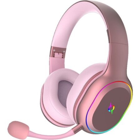 Micro casque Sans Fil Gamer AQIRYS LYRA – Rose Tunisie