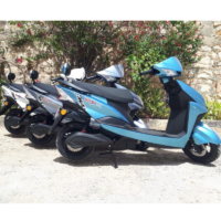 Scooter Électrique Ecomoto T-MAX 1200 W – Gris Tunisie