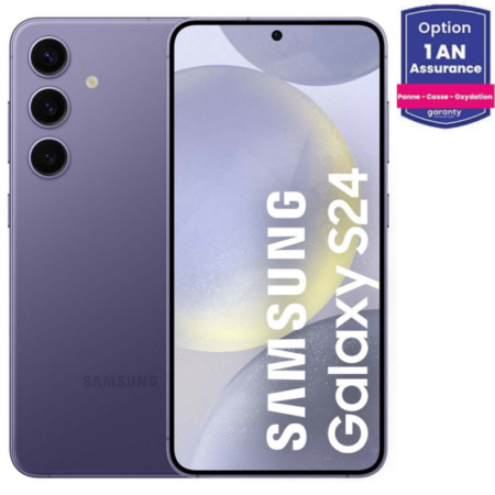 Smartphone Samsung Galaxy S24 8 Go – 256 Go – Violet Tunisie