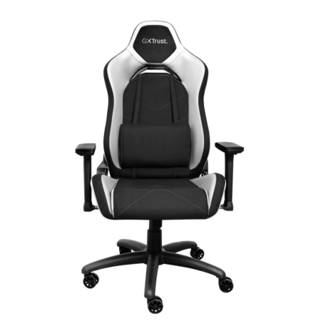 Chaise Gaming Trust Gxt 714B Ruya Avec Accoudoirs – Blanc & Noir Tunisie