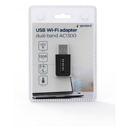 Adaptateur Wi-fi Usb Gembird Ac1300 À Double Bande Compact Tunisie